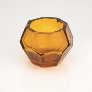 Theelichtje kleur amber